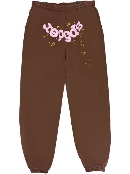 Pantaloni Sp5der alergare maro