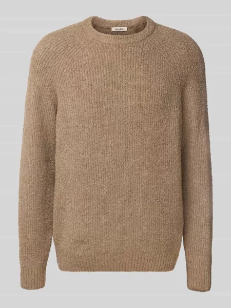 Sweter z dzianiny o kroju relaxed fit z mieszanki bawełny model ‘DALE LIFE’ Only & Sons