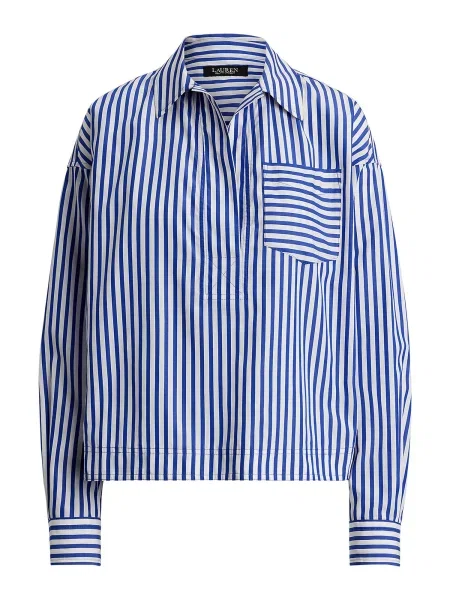 Lauren Ralph Lauren Bluză albastru alb