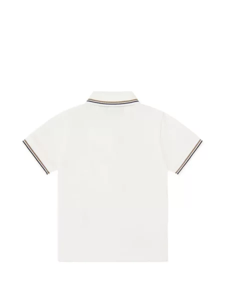 Поло тениска Emporio Armani бяло