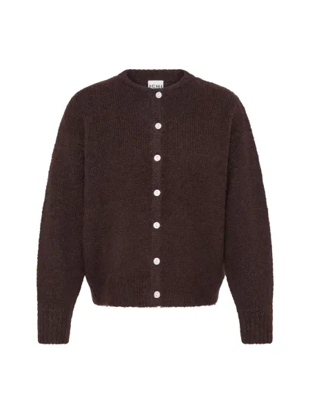 Dzianinowy sweter Ichi brązowy