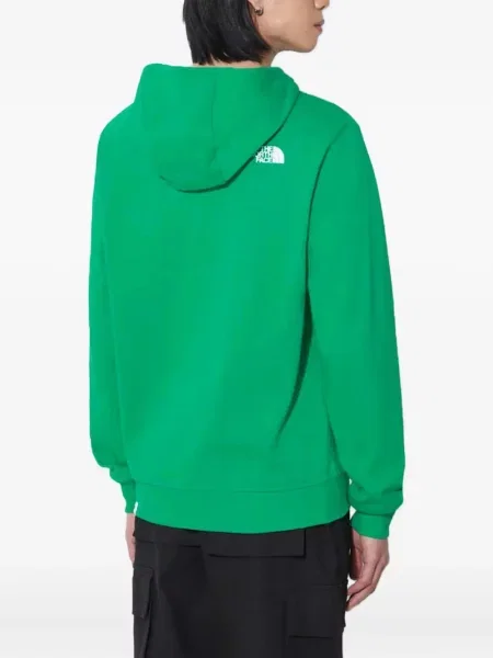 Hanorac cu glugă The North Face verde