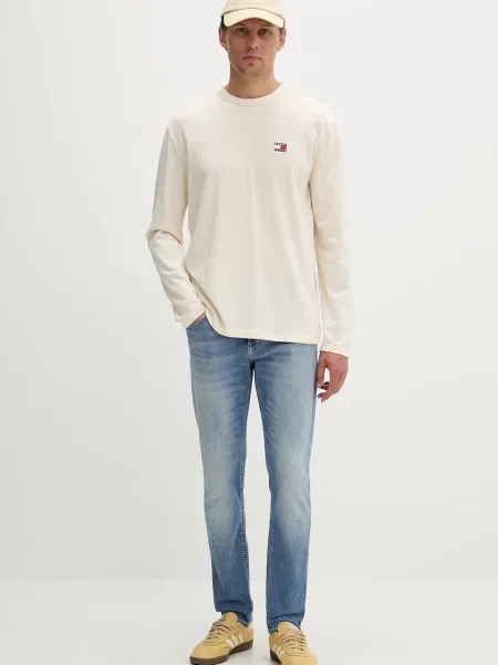 Tommy Jeans rifle slim fit pánske modrá