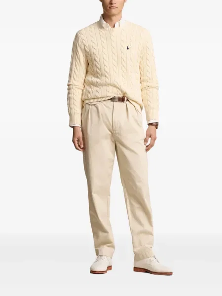Плетено дънково яке Polo Ralph Lauren на цветя с принт синьо