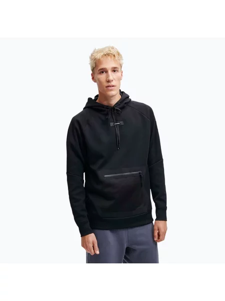 Férfi pulóver On Hoodie black Hoodie fekete