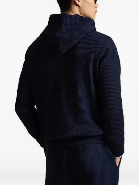 Tricou polo Polo Ralph Lauren cu broderie din fleece alergare roșu