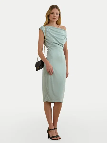 LAUREN RALPH LAUREN Rochie cocktail celest albastru