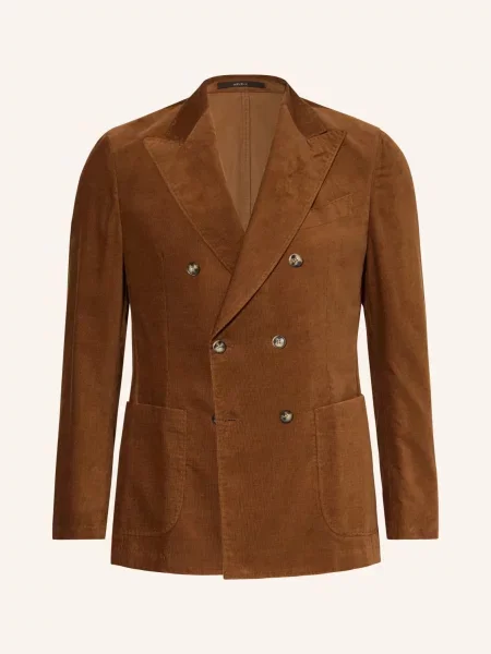 Windsor. Sako K Obleku Regular Fit Z Manšestru rust/copper