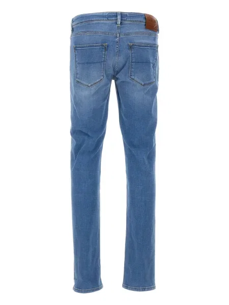 Blugi Re-hash cu 5 buzunare albastru