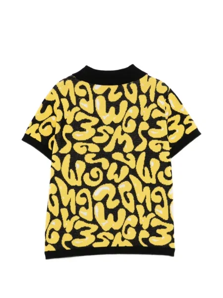Koszulka polo dziecięca Msgm żółta