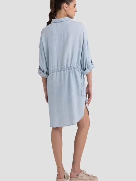 Джинсовое платье Replay голубое