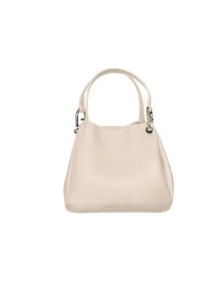 Shopperka Furla skórzana beżowa