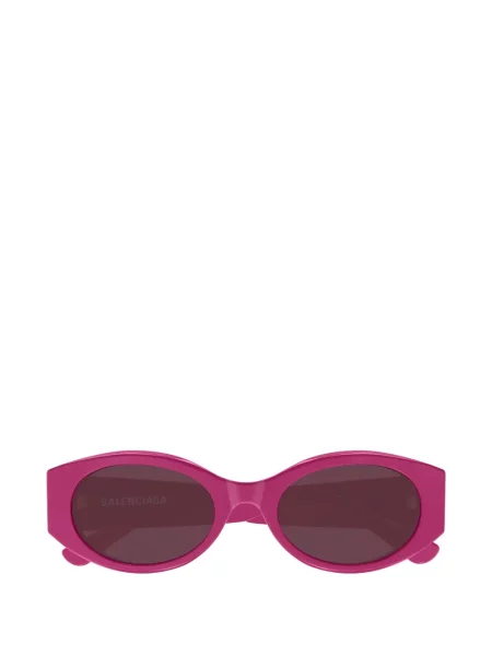 Ochelari de soare ovali Balenciaga Eyewear roz