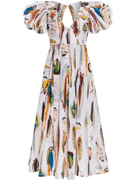 Rochie midi Agua By Agua Bendita până la genunchi de costum