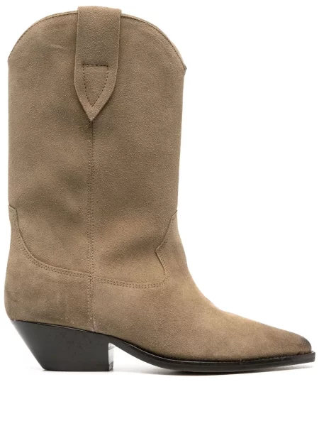 Botine Isabel Marant cowboy maro