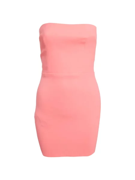 Rochie mini Alex Perry din crep fără bretele roz