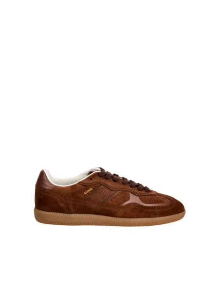 Sneakersy Alohas zamszowe brązowe