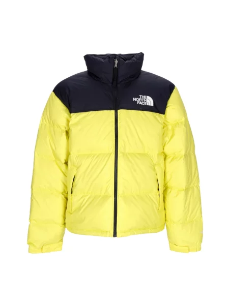 Kurtka puchowa The North Face retro żółta