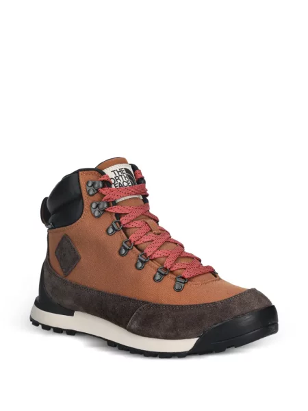 Čizmice The North Face s vezicama s čipkom smeđa
