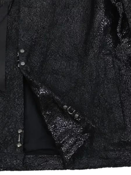Geanta de piele Doublet negru