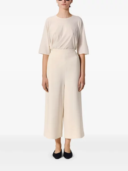 Decupat pantaloni Fforme alb