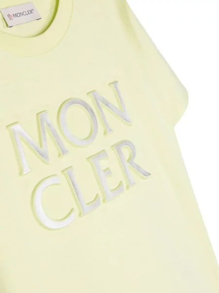Koszulka dziecięca Moncler Enfant zielona