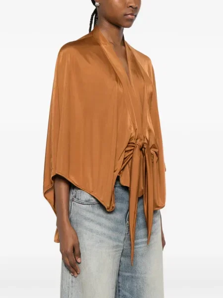 Bluză Rick Owens Lilies maro