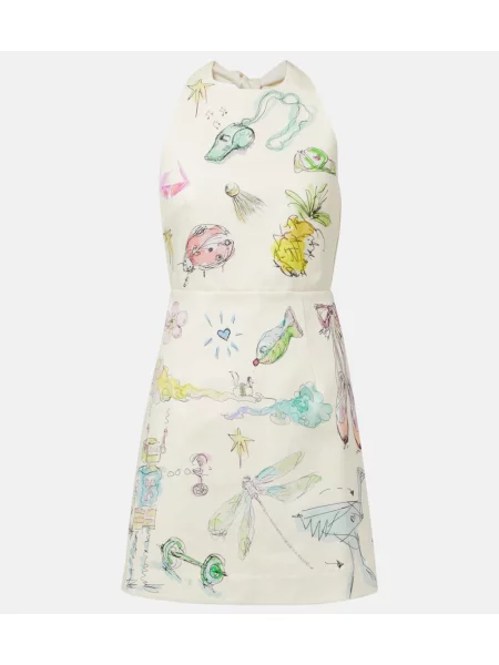 Rochie Alemais cu imagine alb