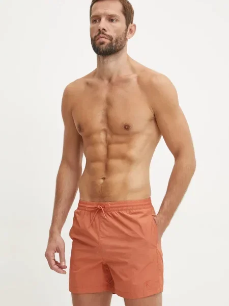 Kopalne kratke hlače Calvin Klein oranžna