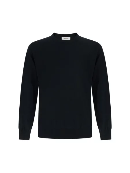 Sweter Kangra wełniany czarny