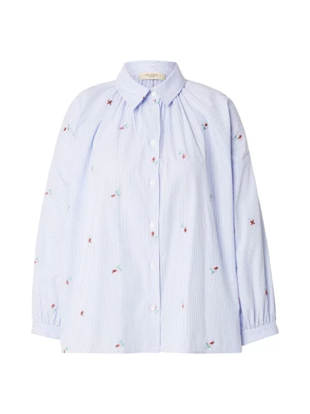 Weekend Max Mara Bluză albastru deschis / verde / roșu alb