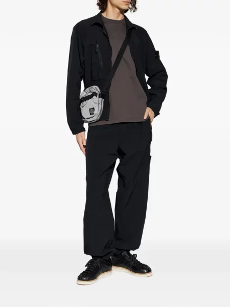 Tricou Stone Island cu imagine maro