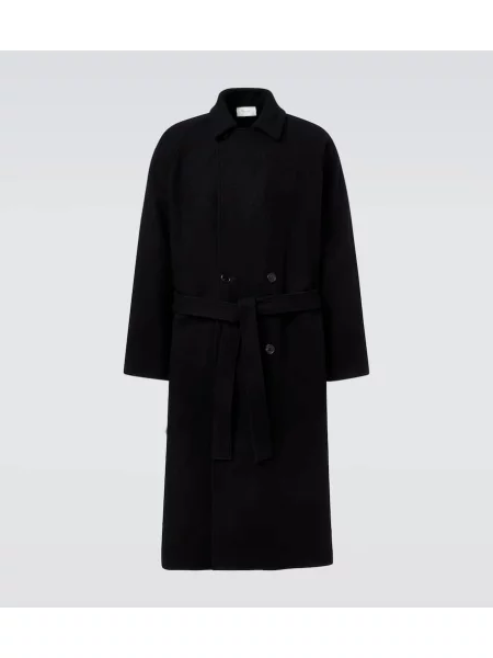 Palton The Row de lână negru