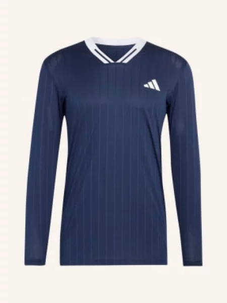 Adidas Koszulka Z Długim Rękawem Tennis Climacool blau biała
