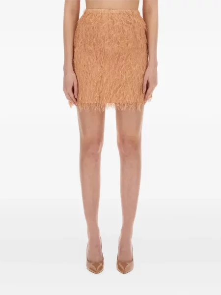 Fusta mini Alysi cu franjuri
