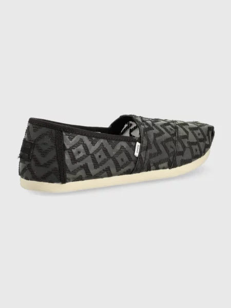 Espadrile Toms Alpargata črna