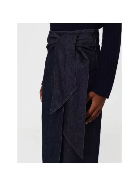 Spódnica jeansowa Emporio Armani niebieska