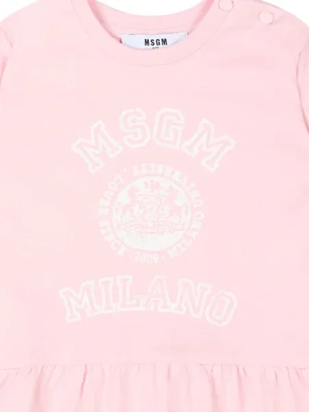 Sukienka dziecięca Msgm różowa