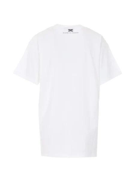 Tricou Elisabetta Franchi cu imagine alb