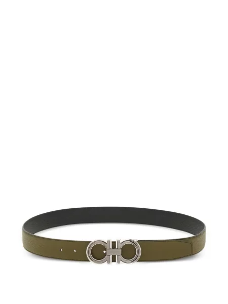Cu centură reversibil curea Ferragamo verde