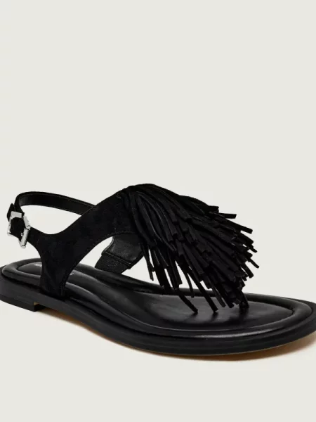 Michael Kors Sandale INDRA | piele întoarsă negru