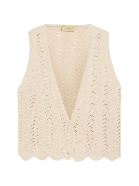 Szydełkować kamizelka Momoni wiązana