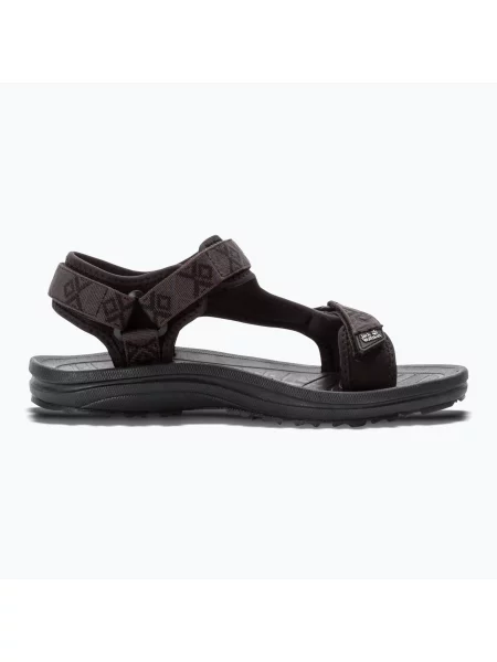Sandały Jack Wolfskin Wave Breaker black czarne