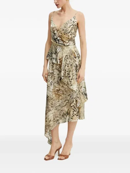 Костюм миди рокля Marciano By Guess с принт до коляното