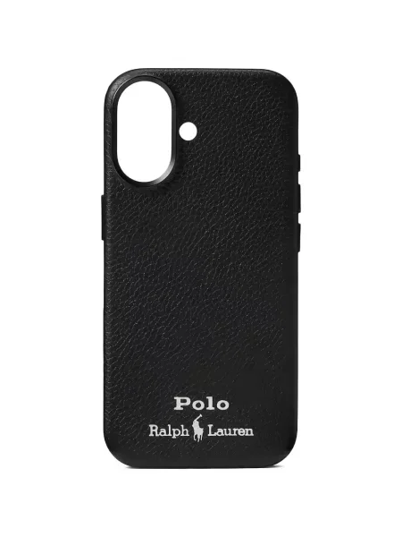 Iš natūralios odos šlepetės Polo Ralph Lauren su autografu v formos iškirpte žalia