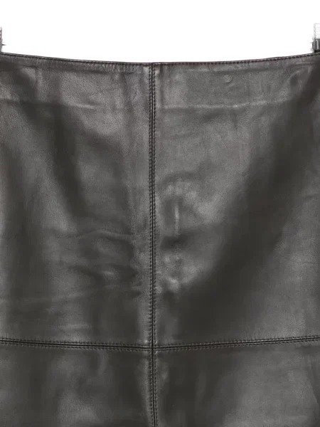 Spódnica skórzana Soeur w kształcie litery A brązowa