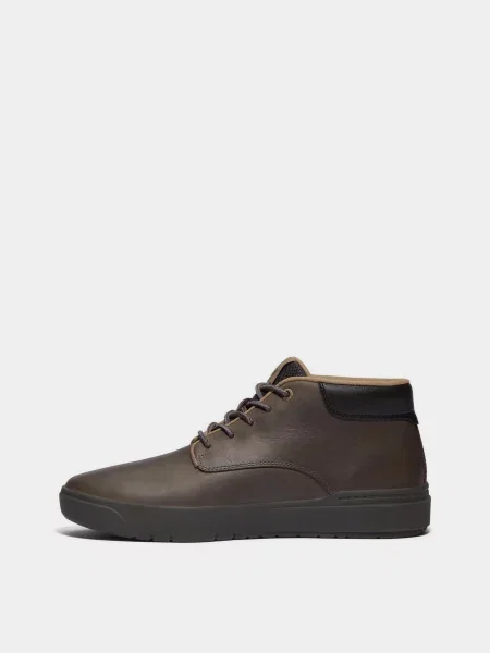 Кожаные ботинки Timberland серые