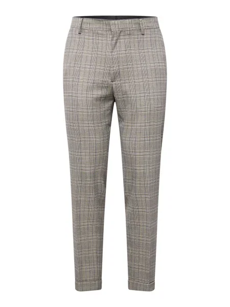 BURTON MENSWEAR LONDON Kalhoty s puky modrá / žlutá šedá