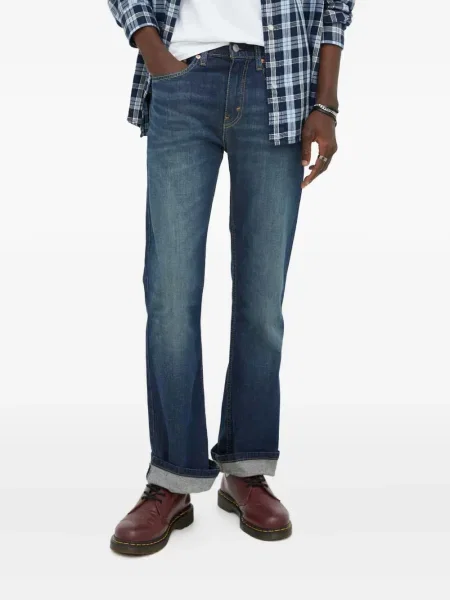 Дънки Levi's® от рипсено кадифе синьо