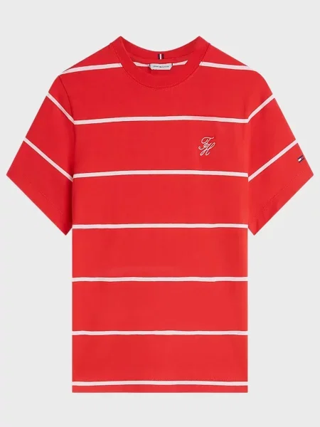 Футболка Tommy Hilfiger в полоску красная